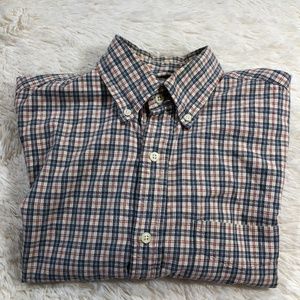 J. Crew Blue Red Checks Long Sleeve Casual Shirt
